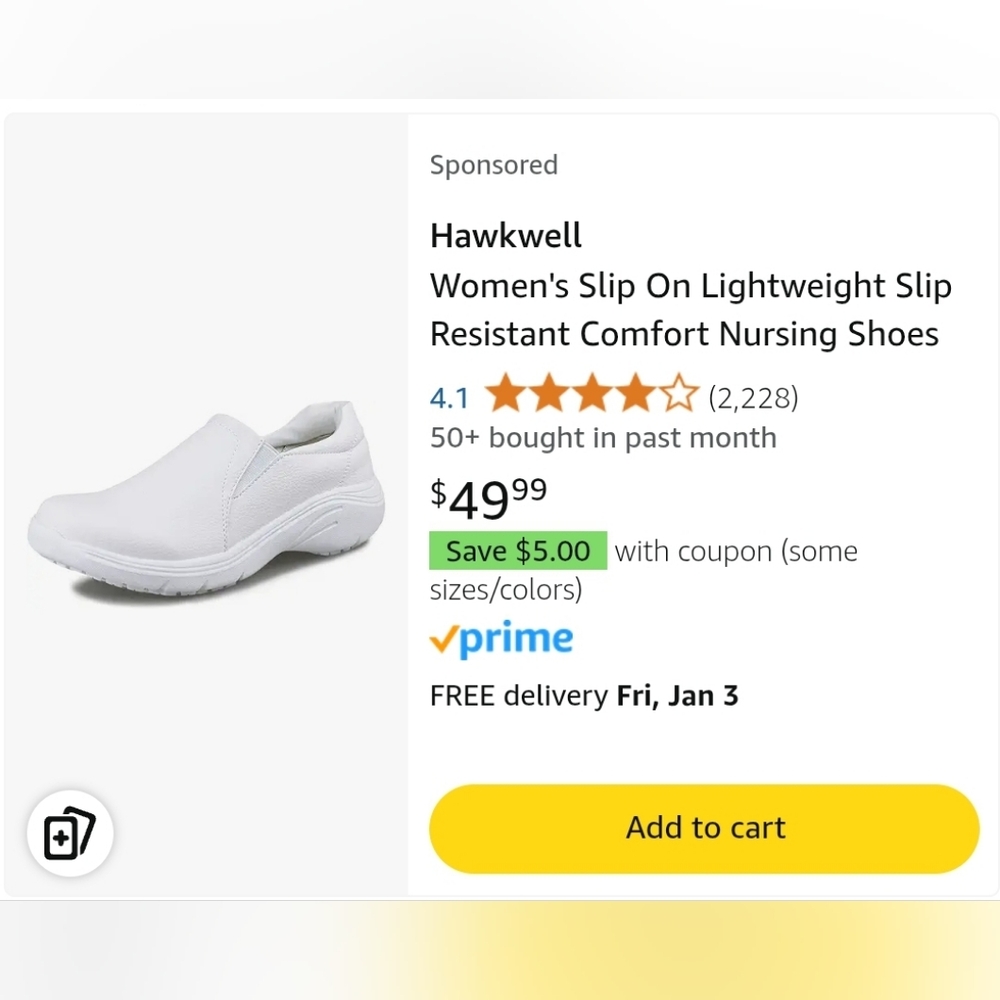 Hawkwell Nursing Shoes